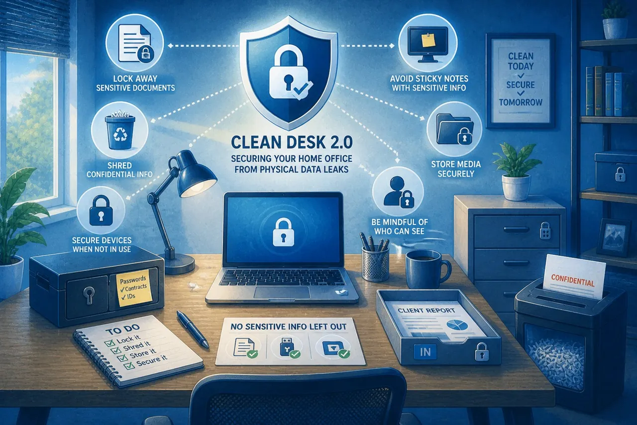 Clean Desk 2.0 : pourquoi les habitudes physiques restent un enjeu de cybersécurité en 2026